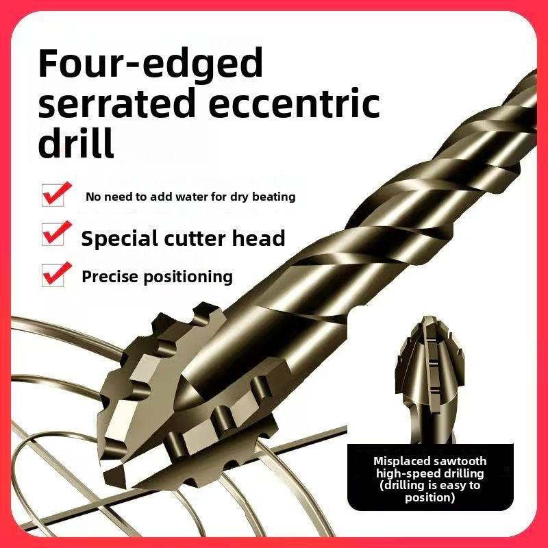 High Hardness Four-edge Serrated Drill Bits
