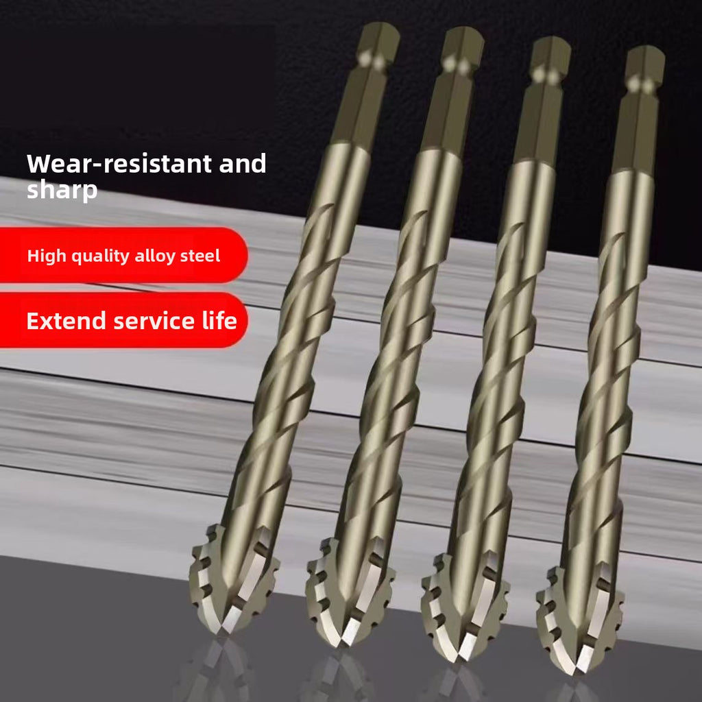 High Hardness Four-edge Serrated Drill Bits