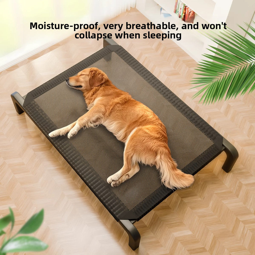 Portable Dog Bed with Mesh Design