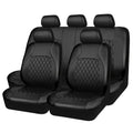 Universal Quilted Leather Car Seat Cover Set