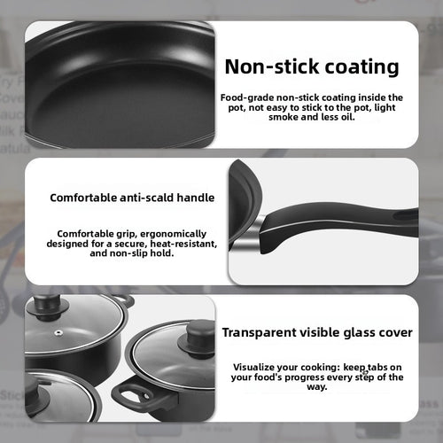 13-Piece Nonstick Kitchen Pot Set