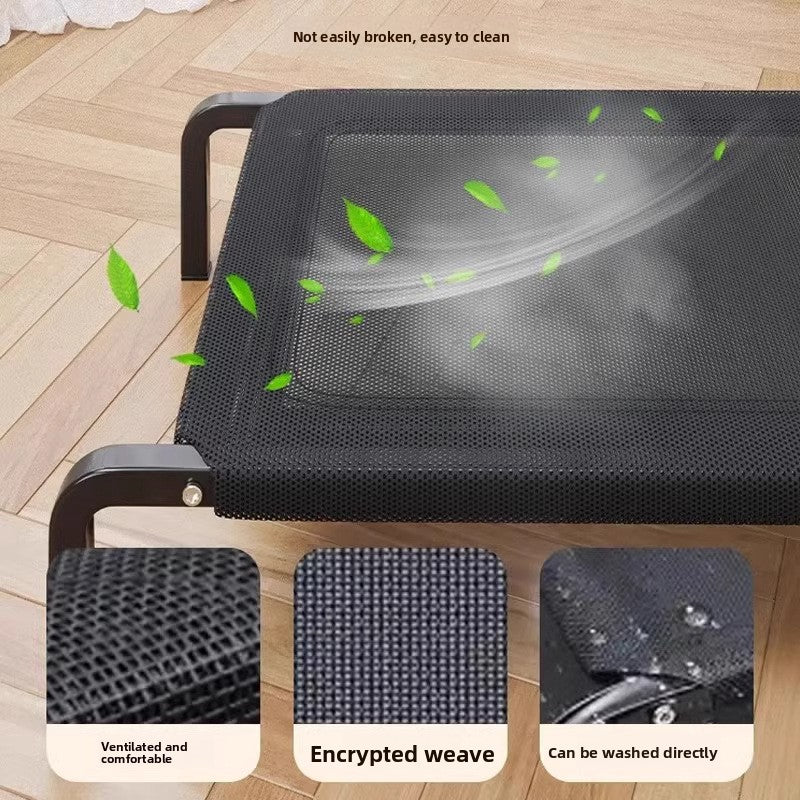 Portable Dog Bed with Mesh Design